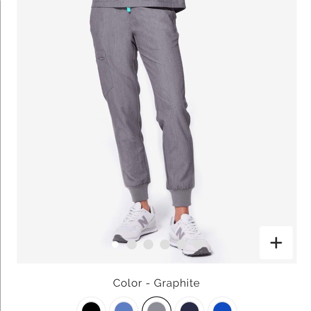 FIGS Zamora jogger s/p graphite scrub pant